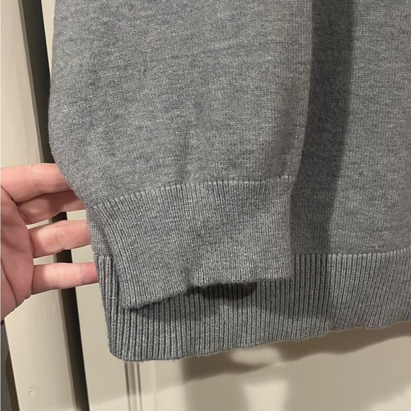 Eloquii Gray Cold Shoulder Turtleneck Sweater - Plus size 26 28 - Picture 2 of 9